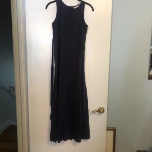 Ann Taylor Navy Blue Maxi Dress